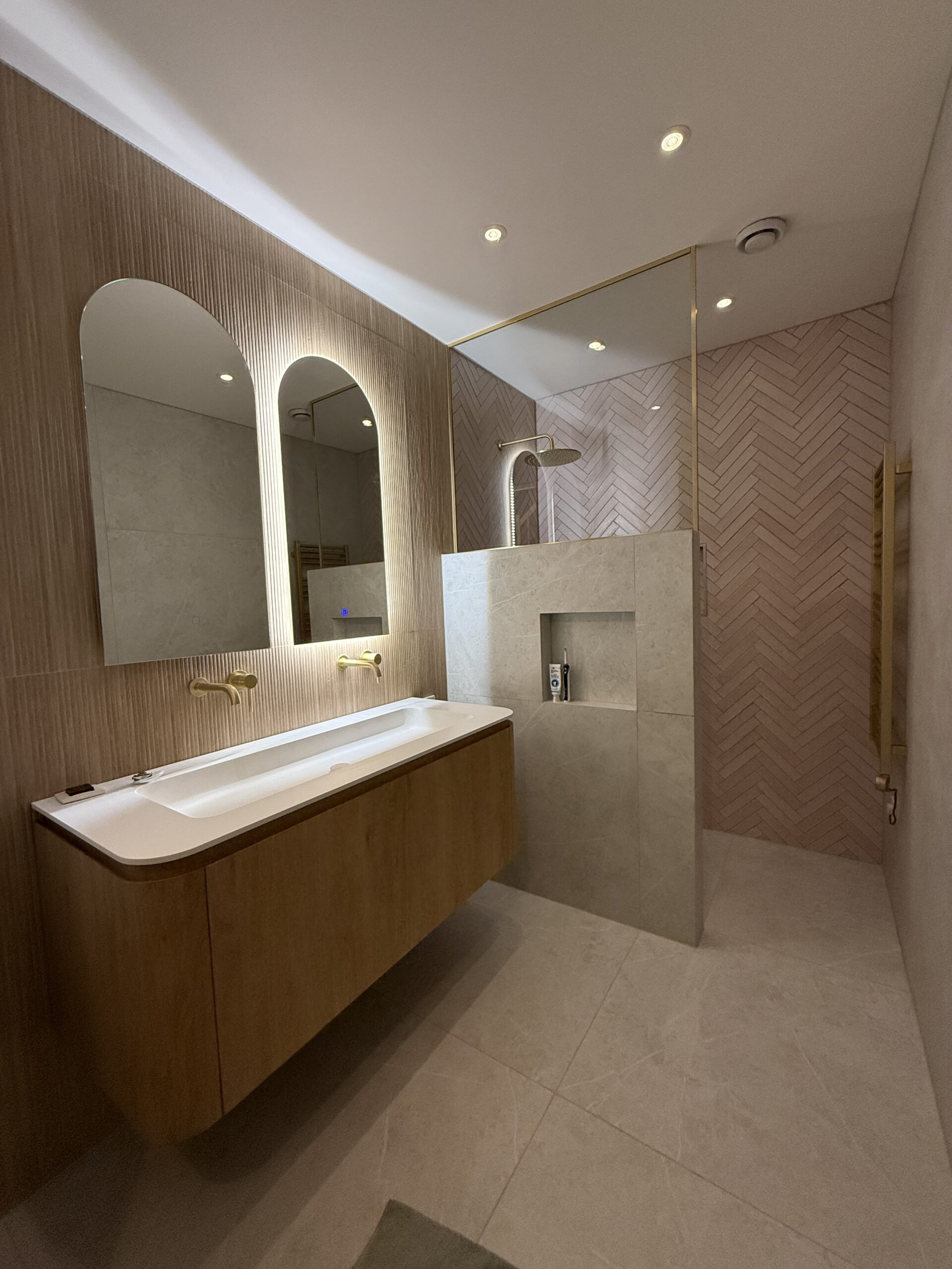 Badkamerrenovatie met inloopdouche